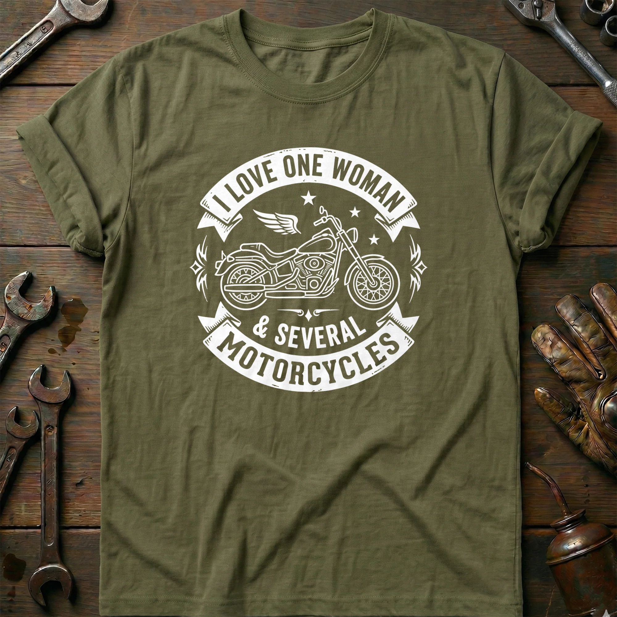 ONE WOMAN BADGE 031 T Shirt - Image 4