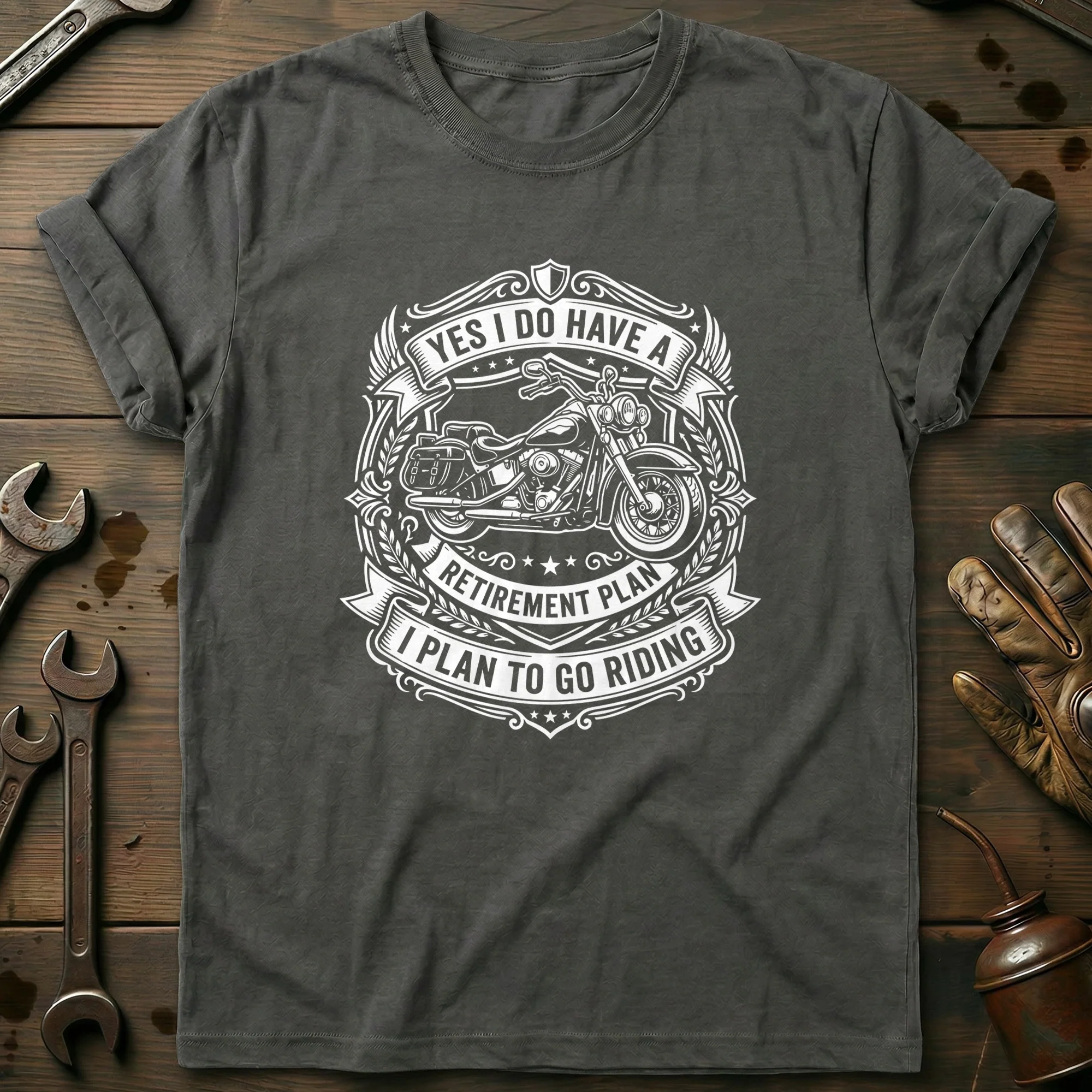 RETIREMENT BADGE 031 T Shirt - Image 3