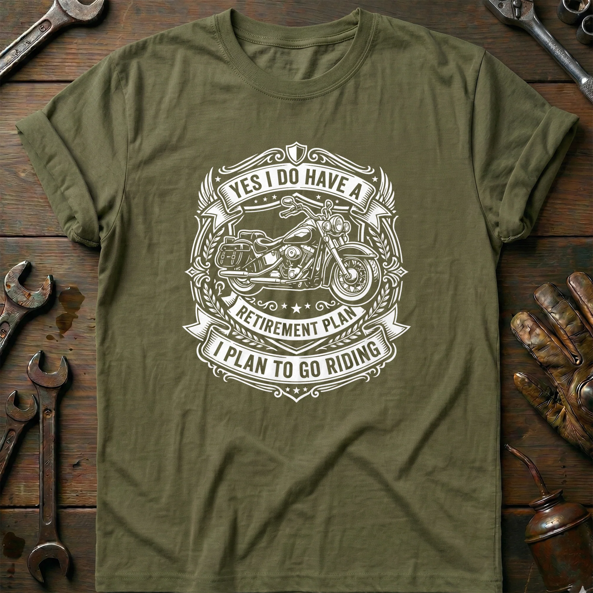 RETIREMENT BADGE 031 T Shirt - Image 4