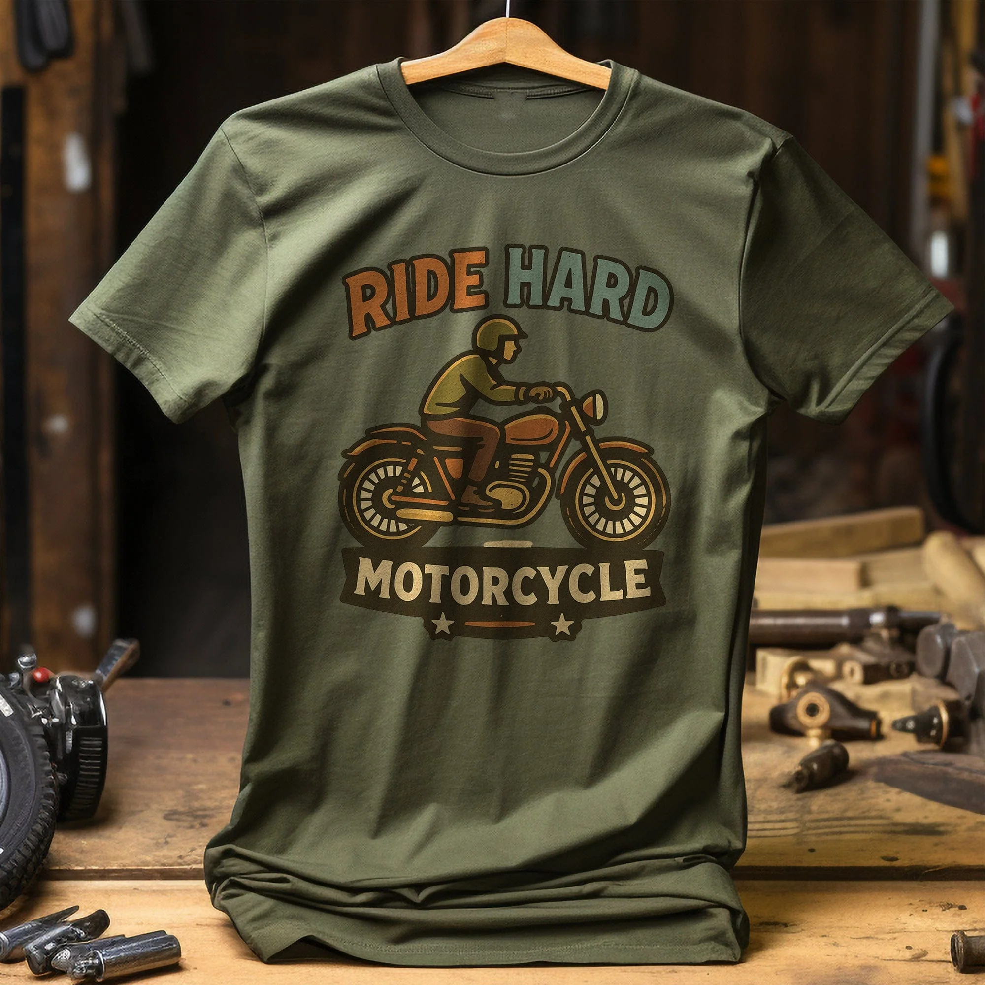 ride hard 35 motorcycle T Shirt - Image 8