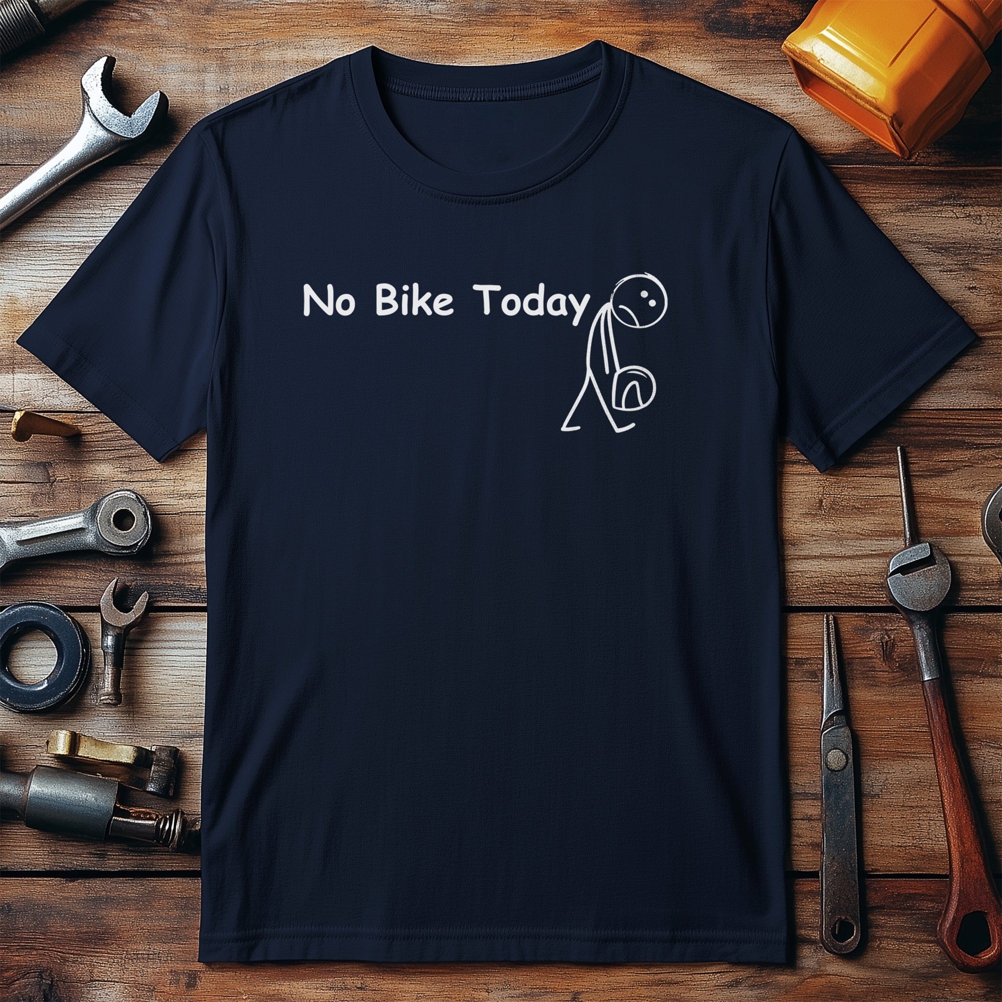 No Bike Today 2W T Shirt - Image 4