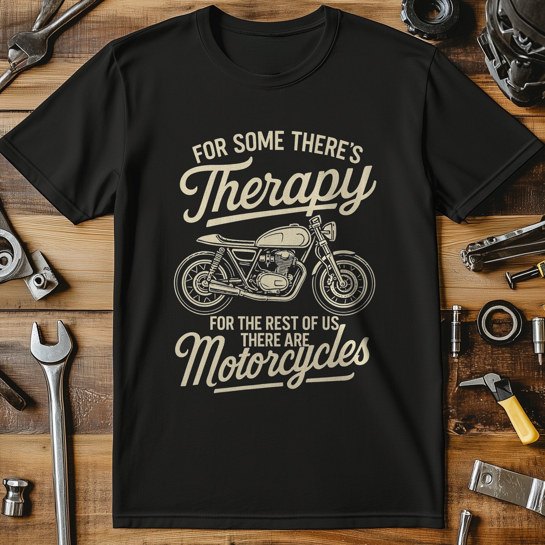 therapy motorcycle 88 T Shirt - Image 4
