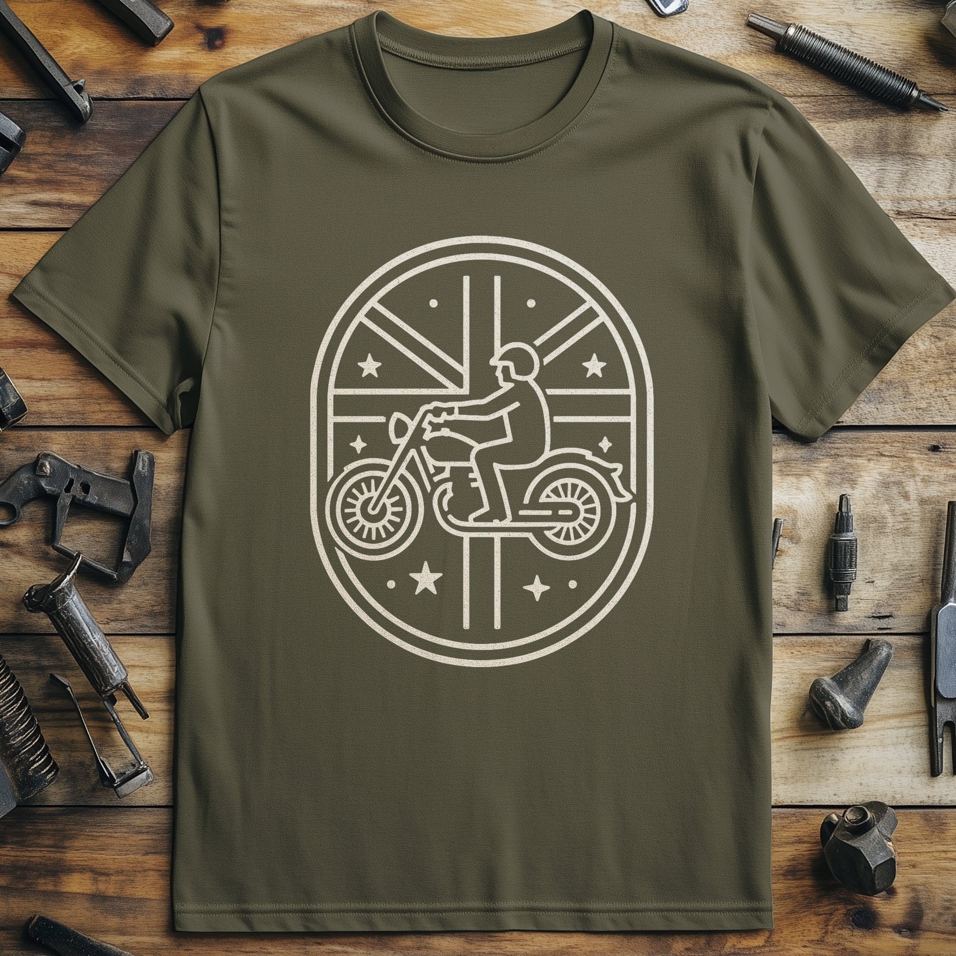 UK Biker 68 T Shirt - Image 4