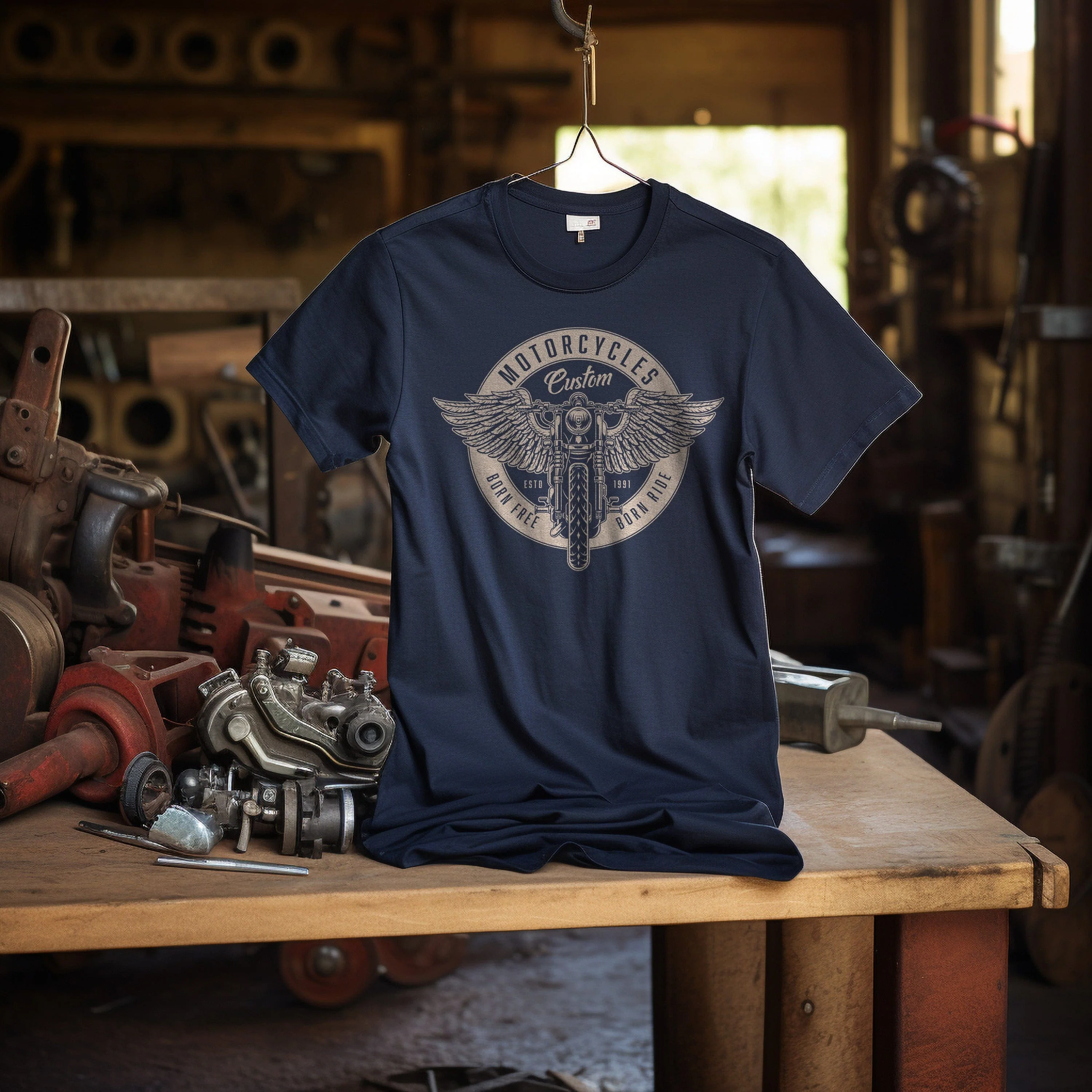 Wings Biker T-Shirt - Image 14