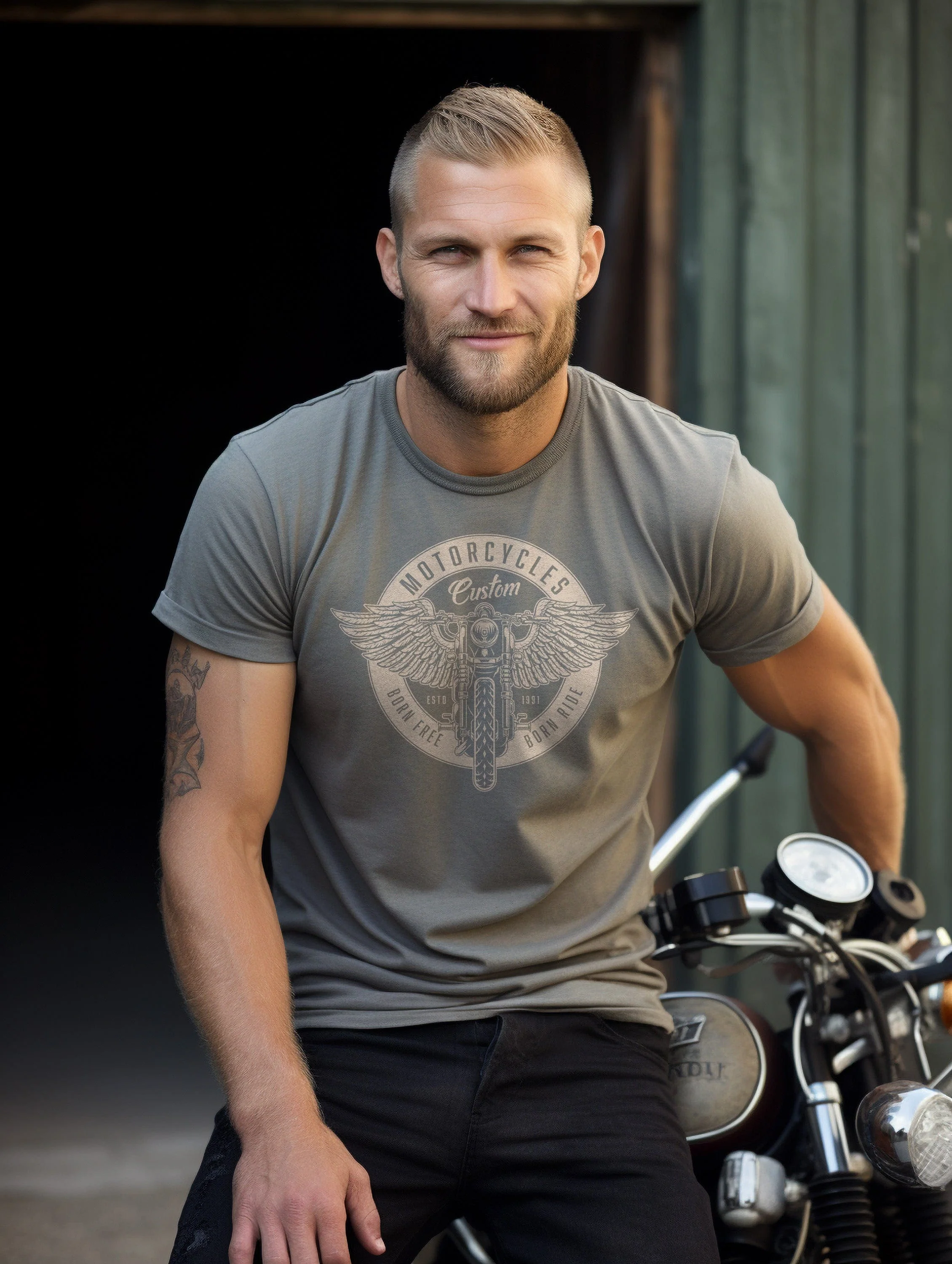Wings Biker T-Shirt - Image 20